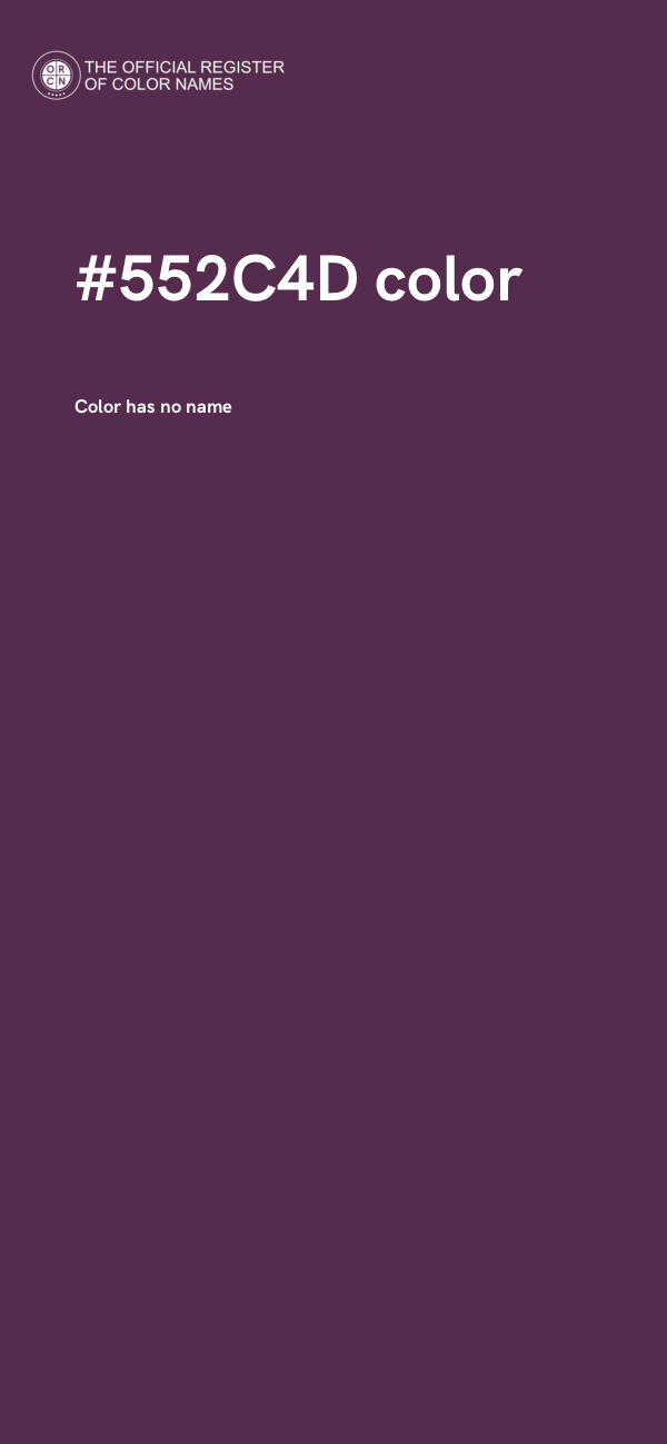 #552C4D color image