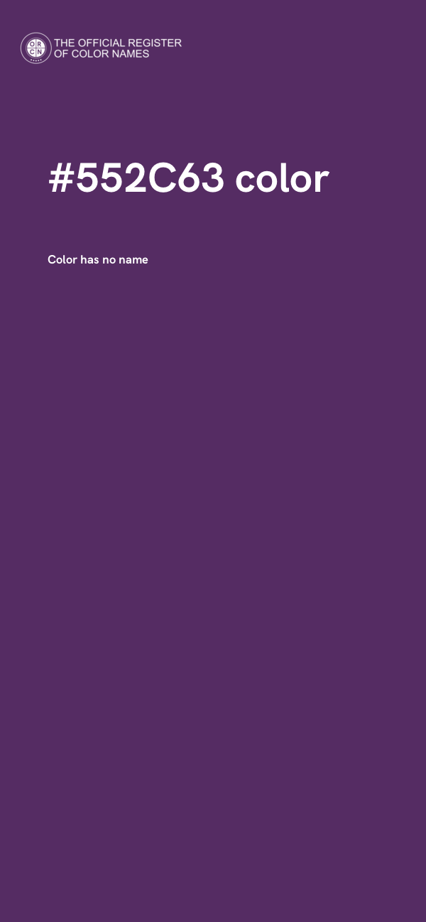 #552C63 color image