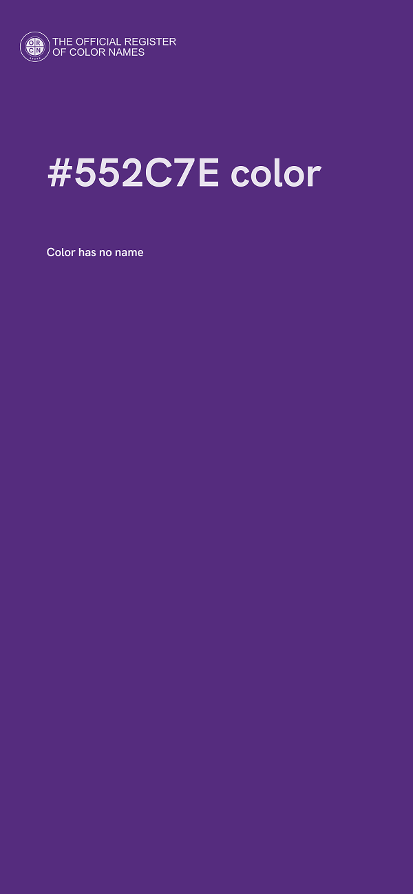 #552C7E color image