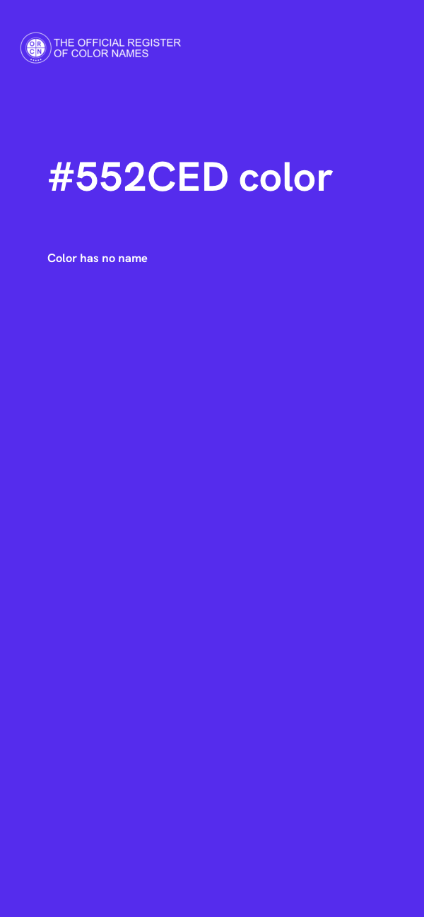 #552CED color image