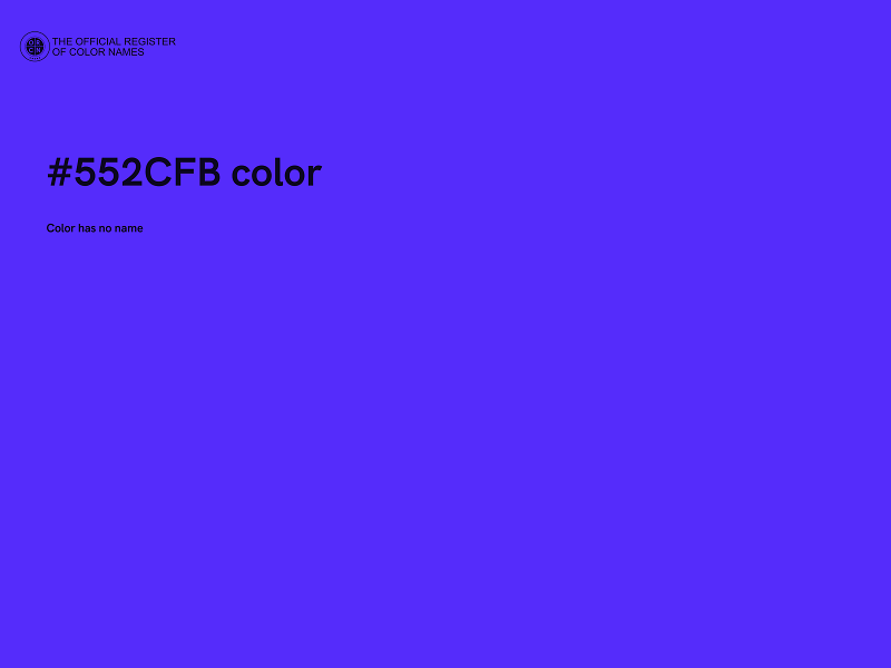 #552CFB color image