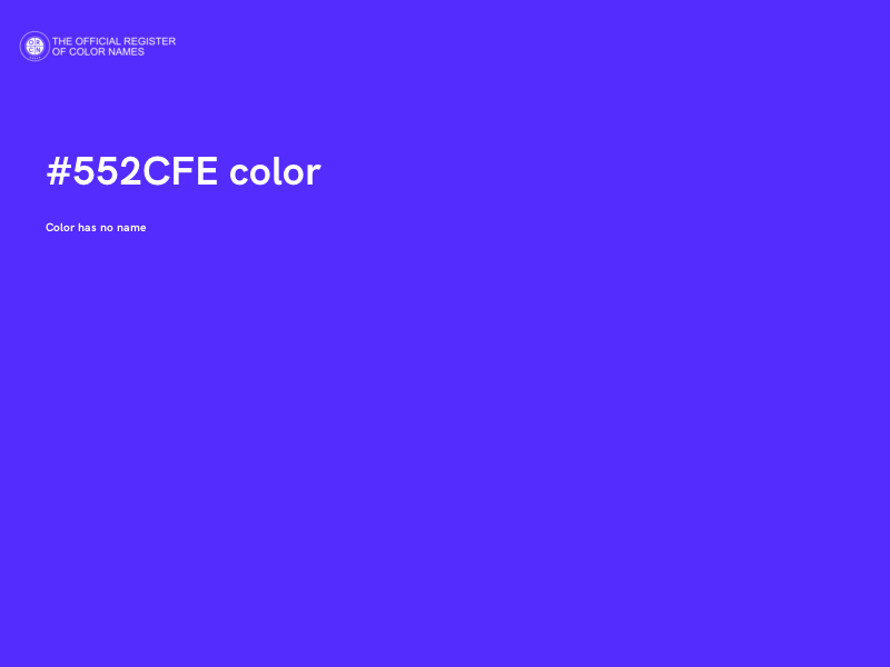 #552CFE color image