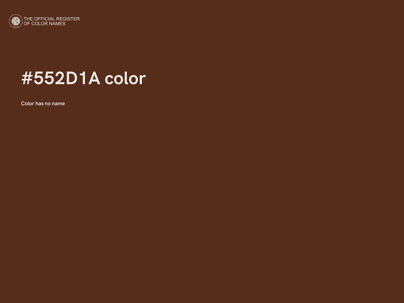 #552D1A color image