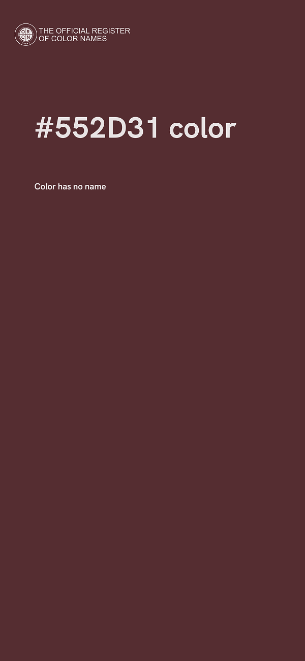 #552D31 color image
