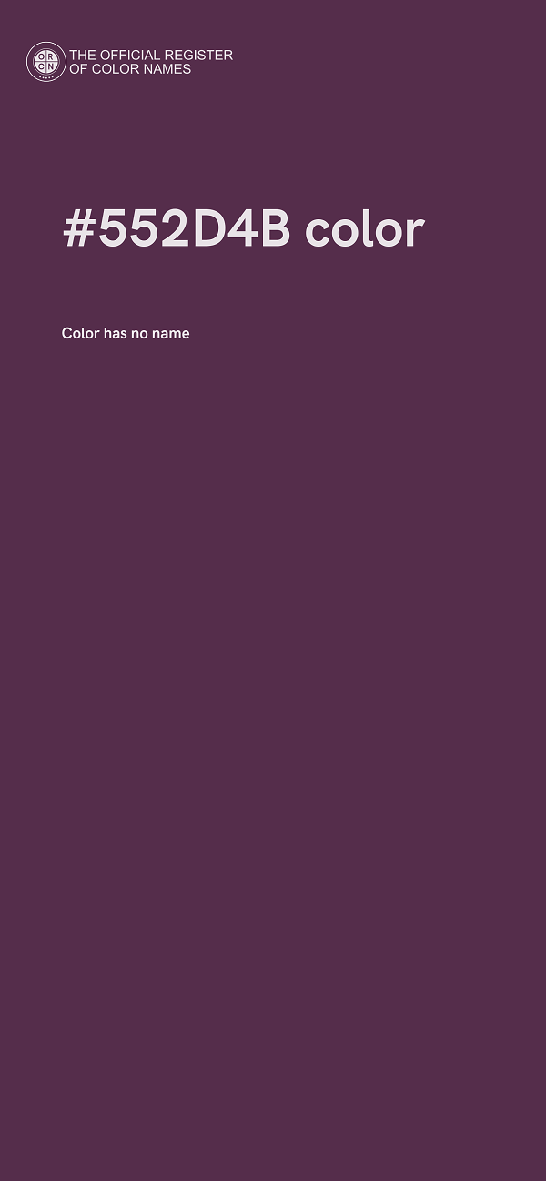 #552D4B color image