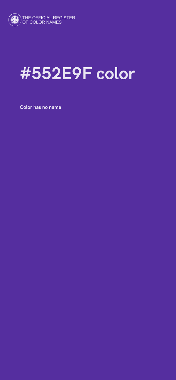 #552E9F color image