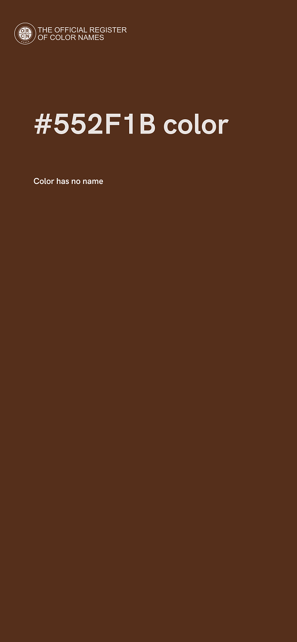 #552F1B color image