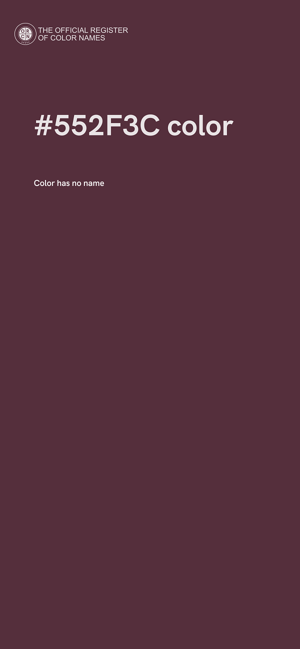 #552F3C color image