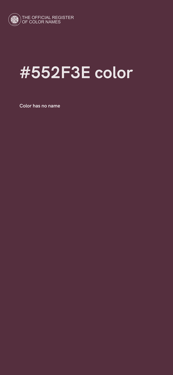 #552F3E color image