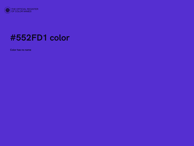 #552FD1 color image