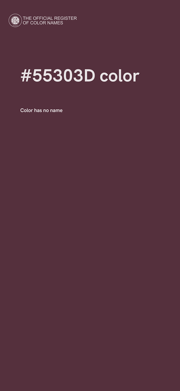 #55303D color image