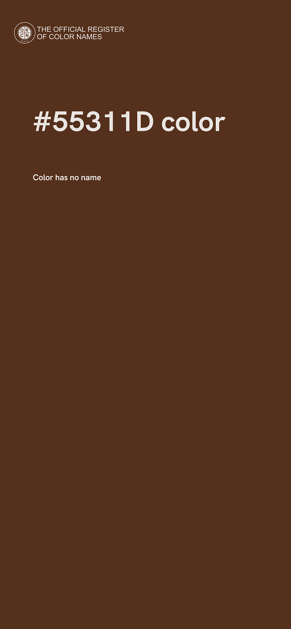 #55311D color image