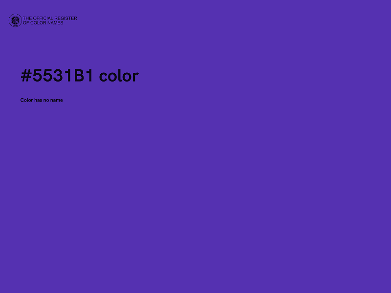 #5531B1 color image