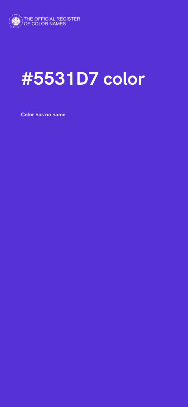 #5531D7 color image
