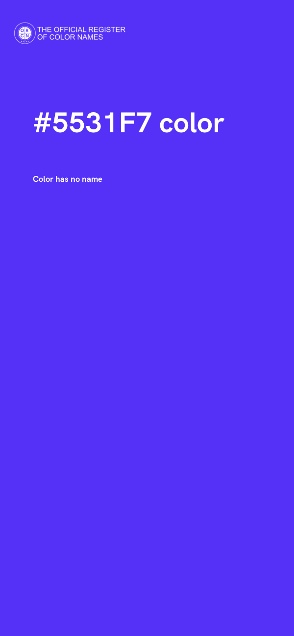 #5531F7 color image