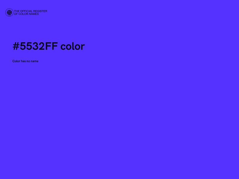 #5532FF color image