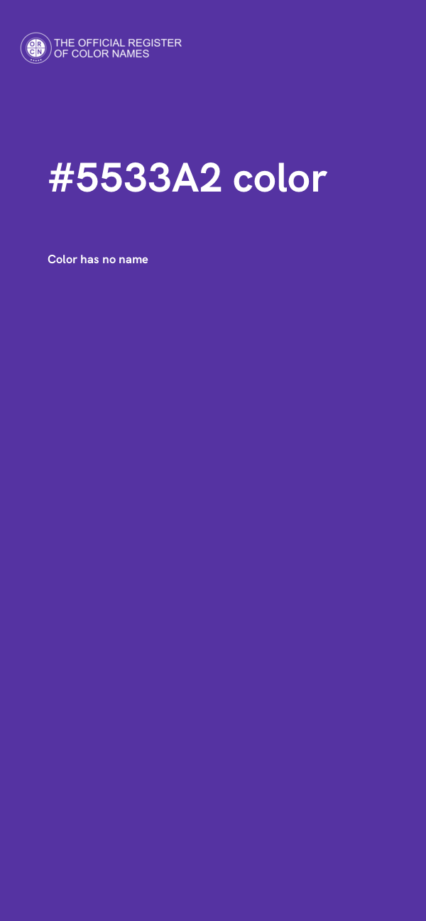 #5533A2 color image