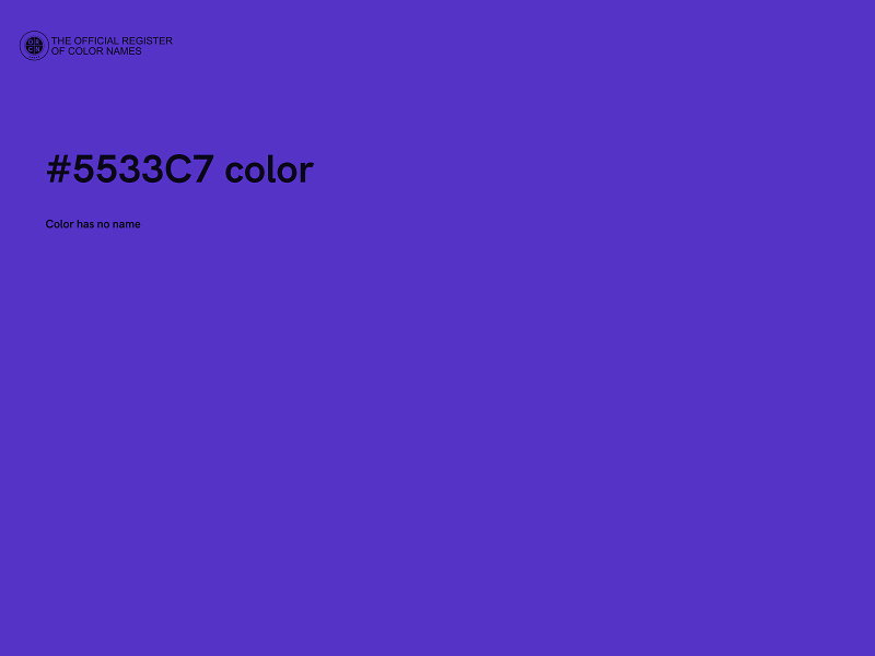 #5533C7 color image