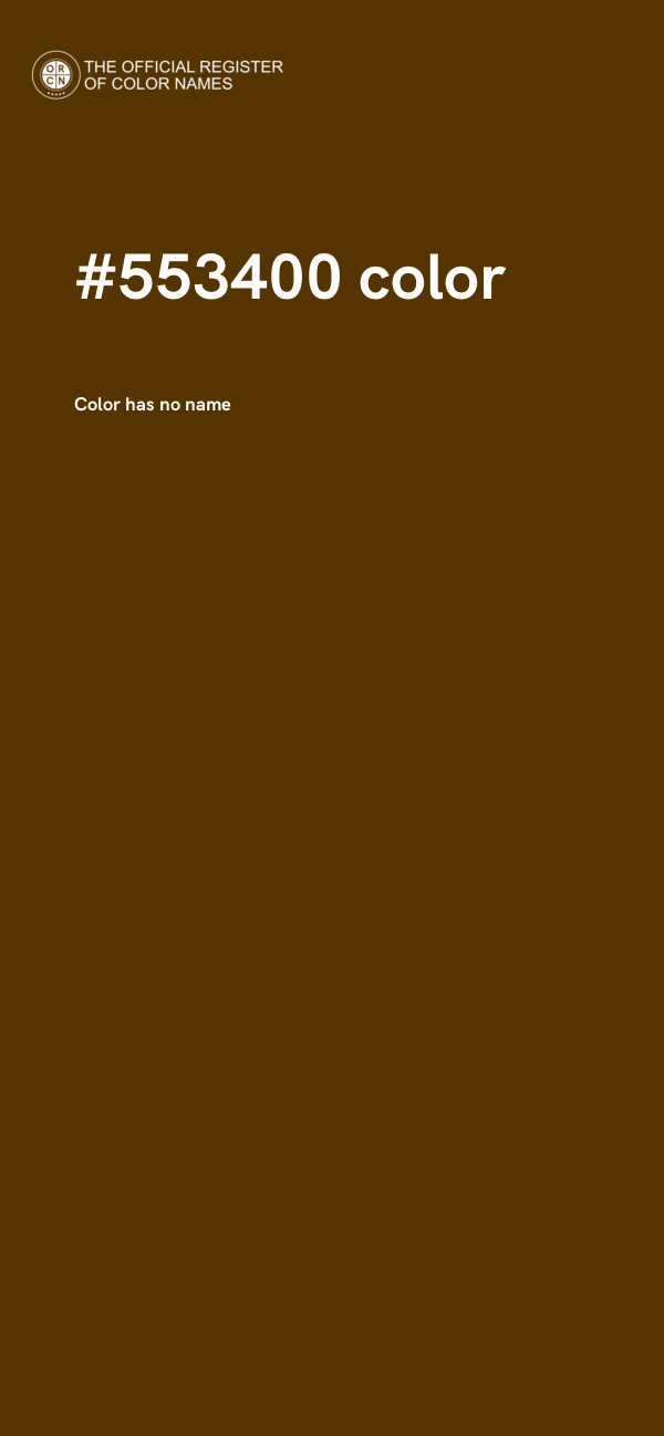 #553400 color image
