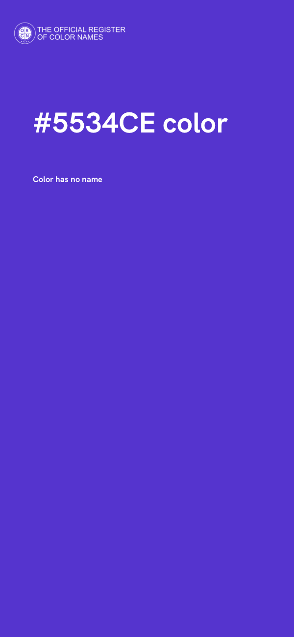 #5534CE color image