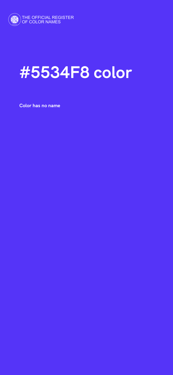 #5534F8 color image