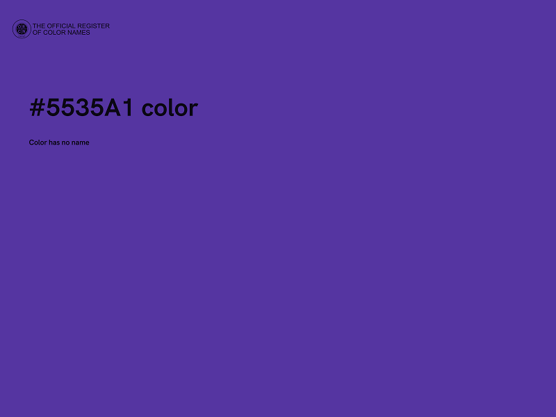 #5535A1 color image
