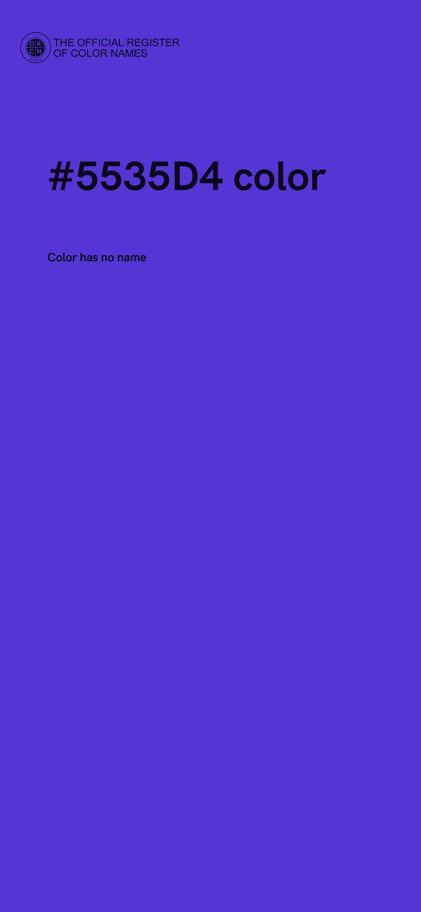 #5535D4 color image