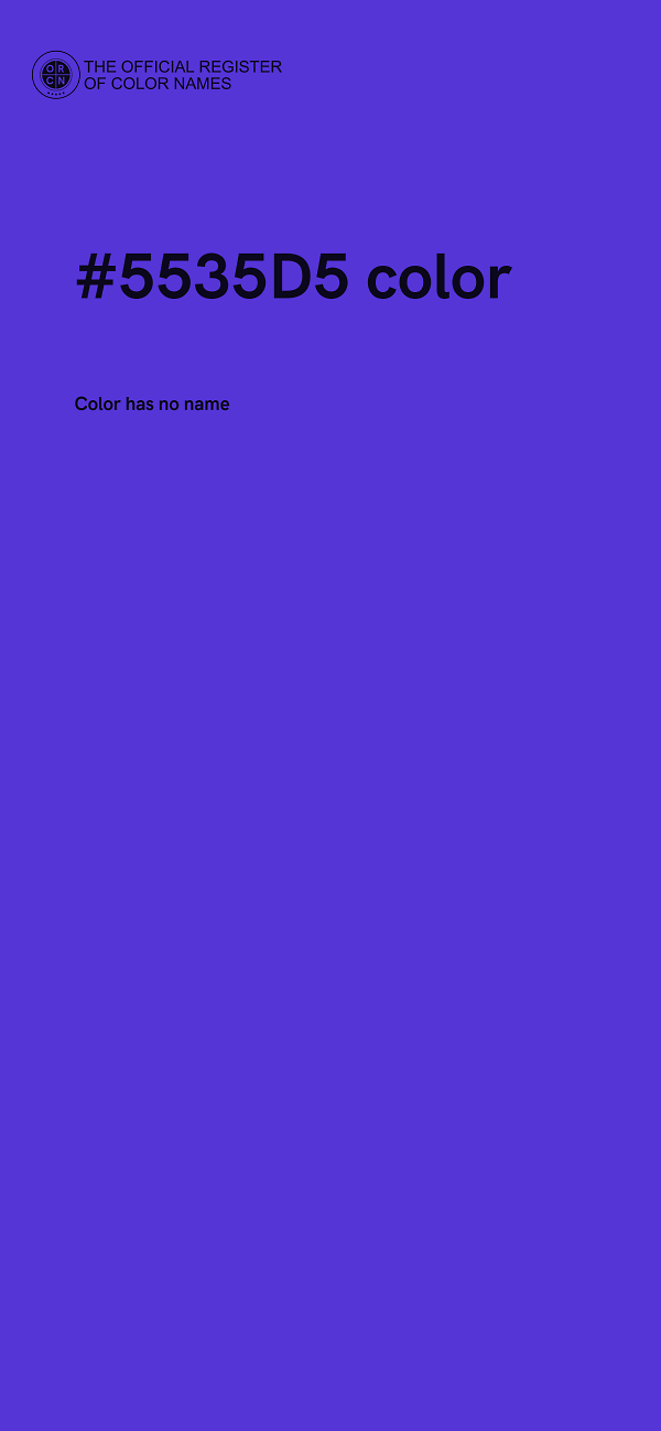 #5535D5 color image