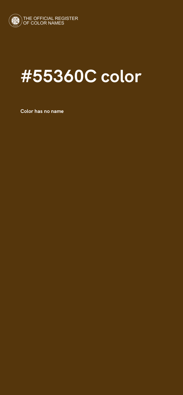 #55360C color image