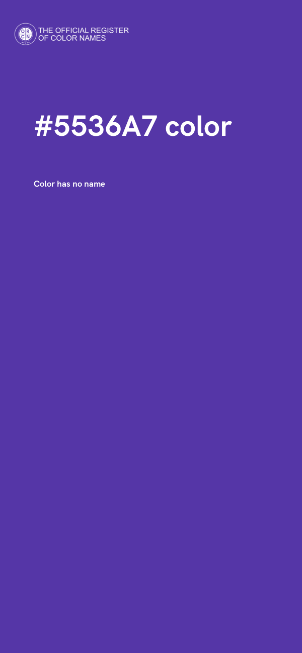 #5536A7 color image