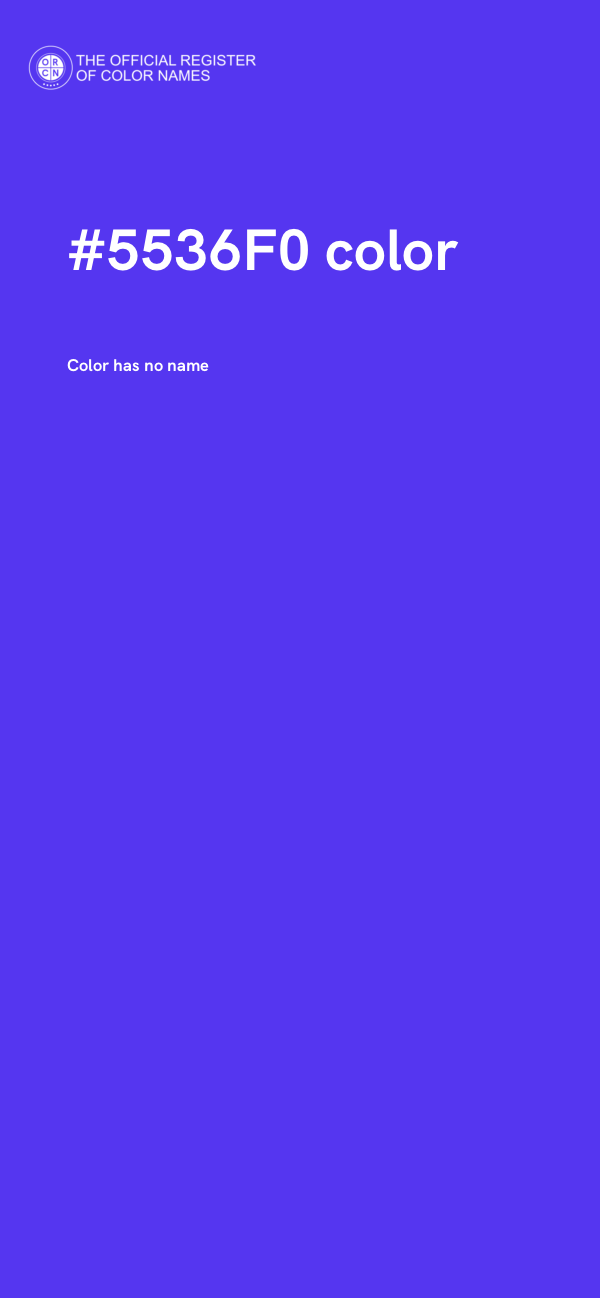 #5536F0 color image