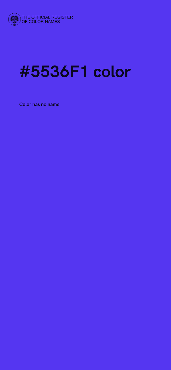 #5536F1 color image