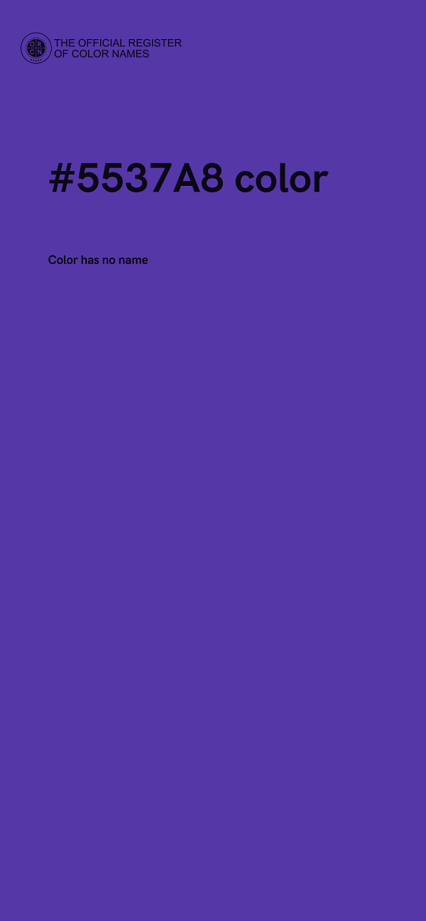 #5537A8 color image