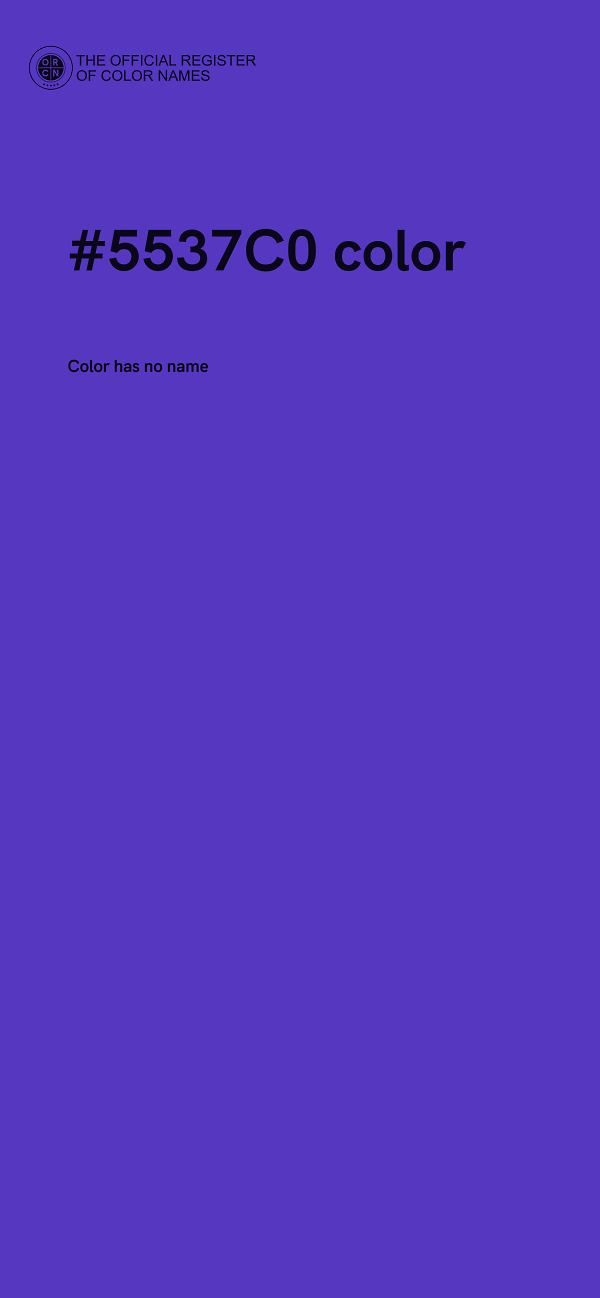 #5537C0 color image
