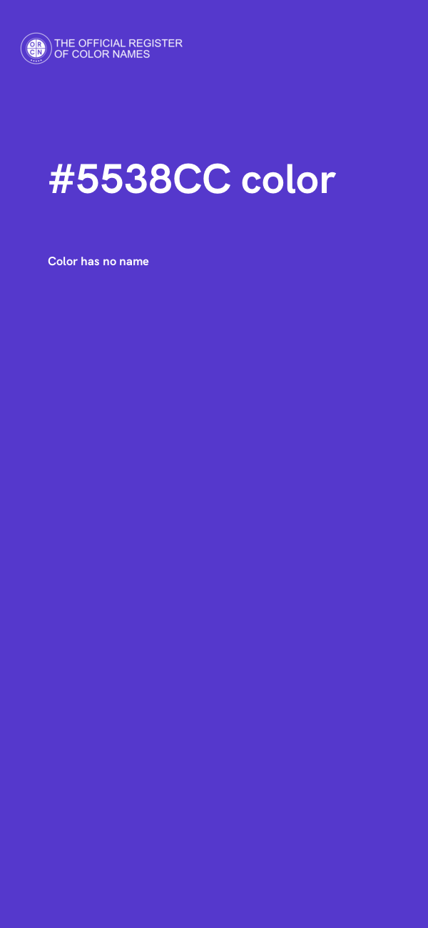 #5538CC color image