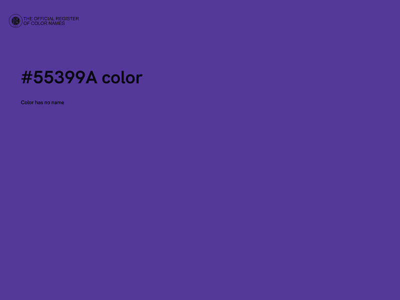 #55399A color image