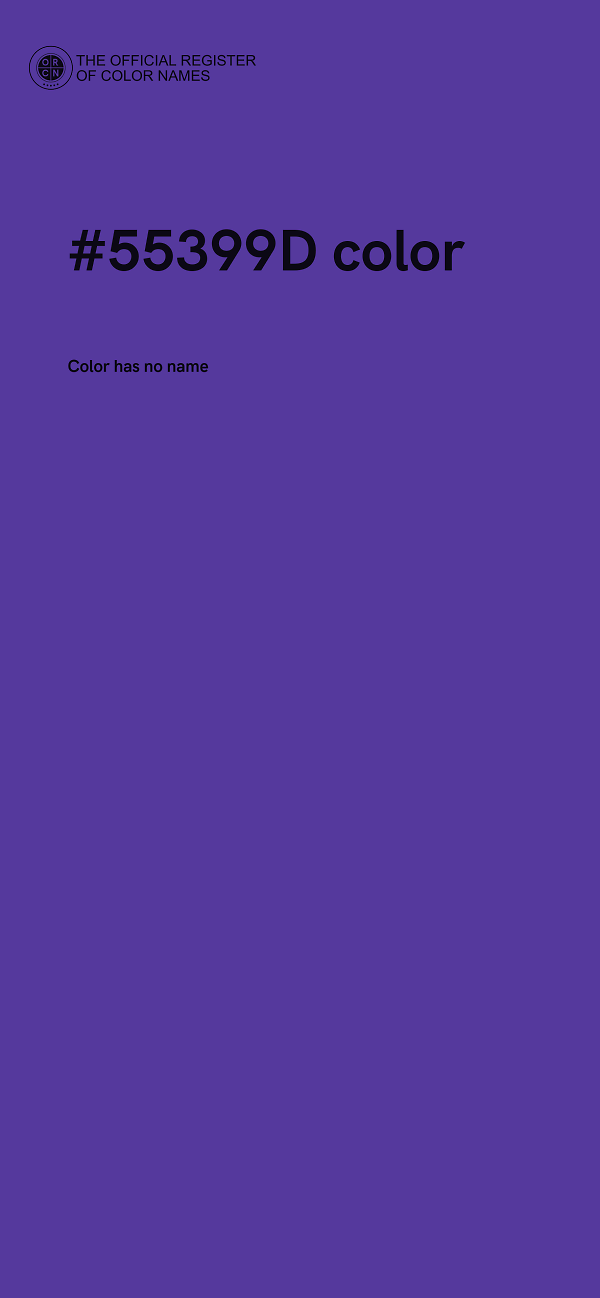 #55399D color image