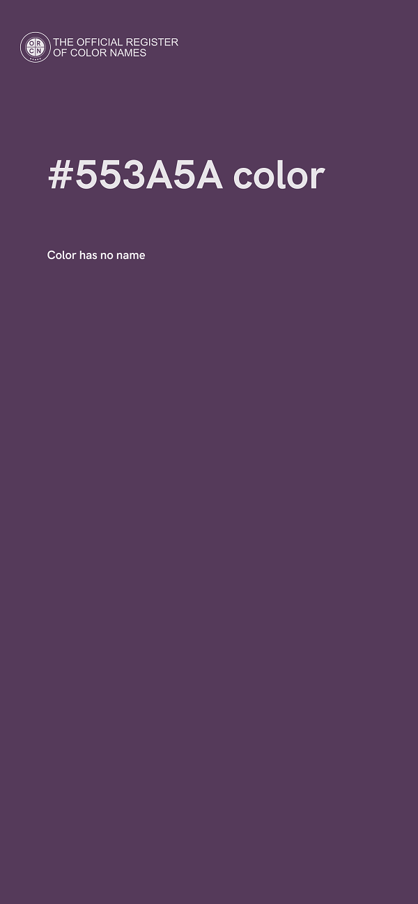 #553A5A color image