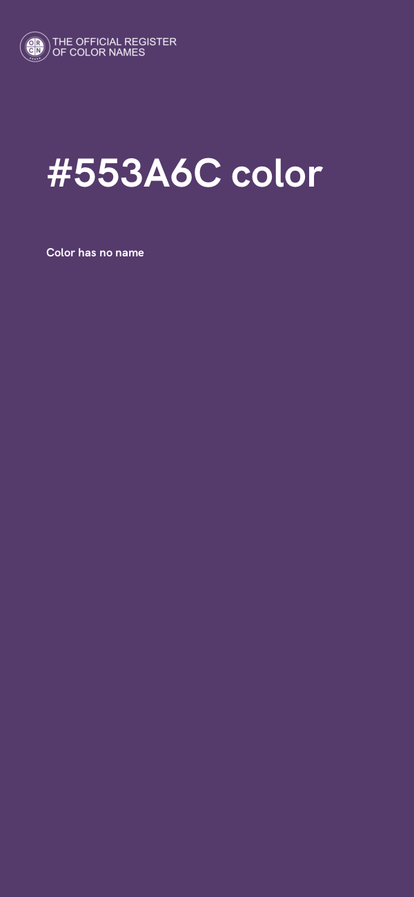 #553A6C color image