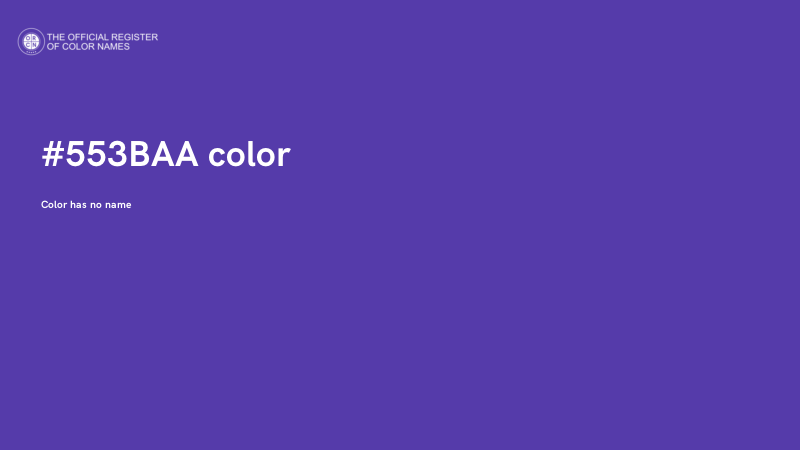 #553BAA color image