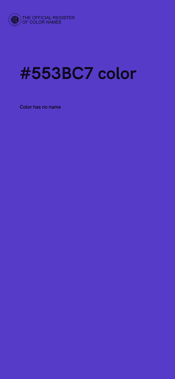 #553BC7 color image
