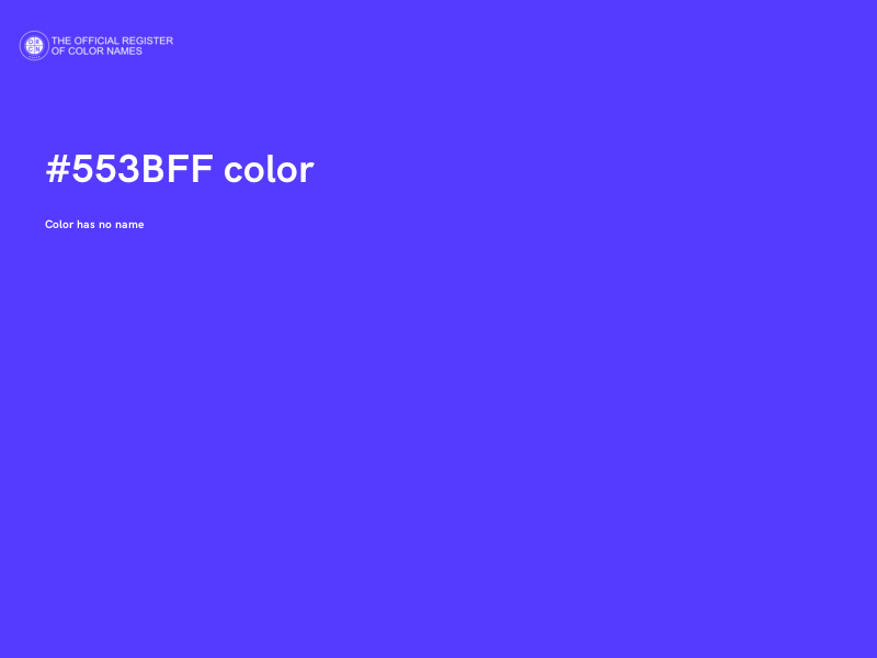 #553BFF color image