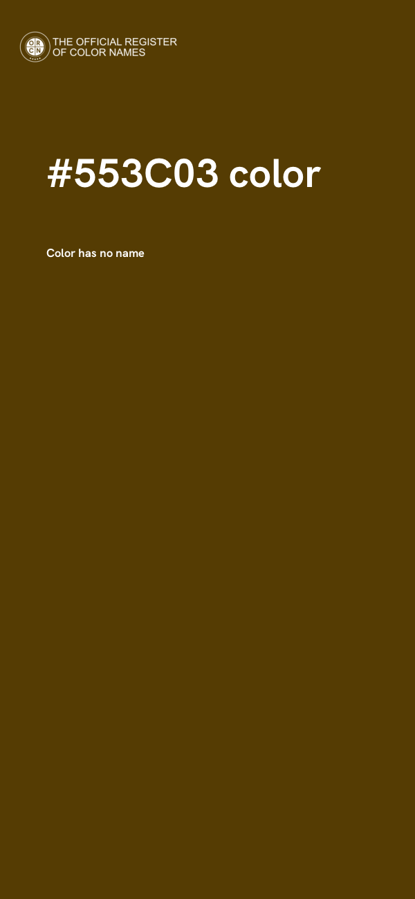 #553C03 color image