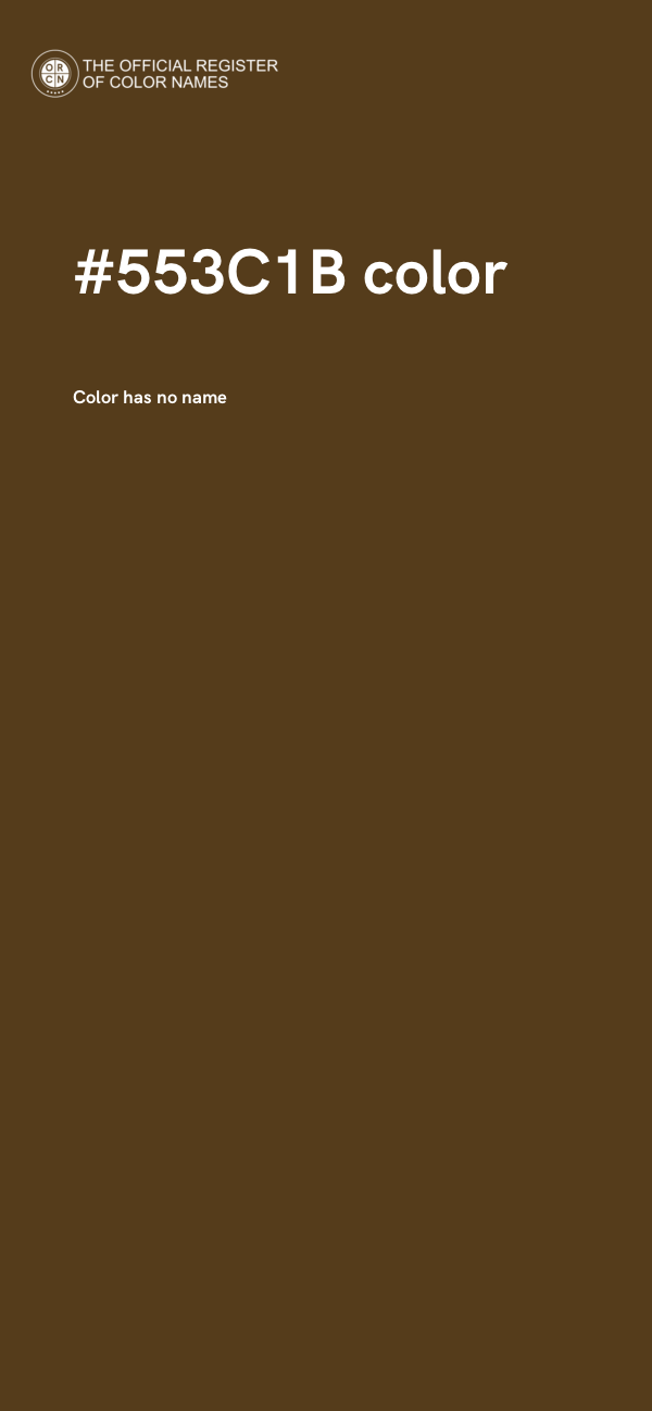 #553C1B color image