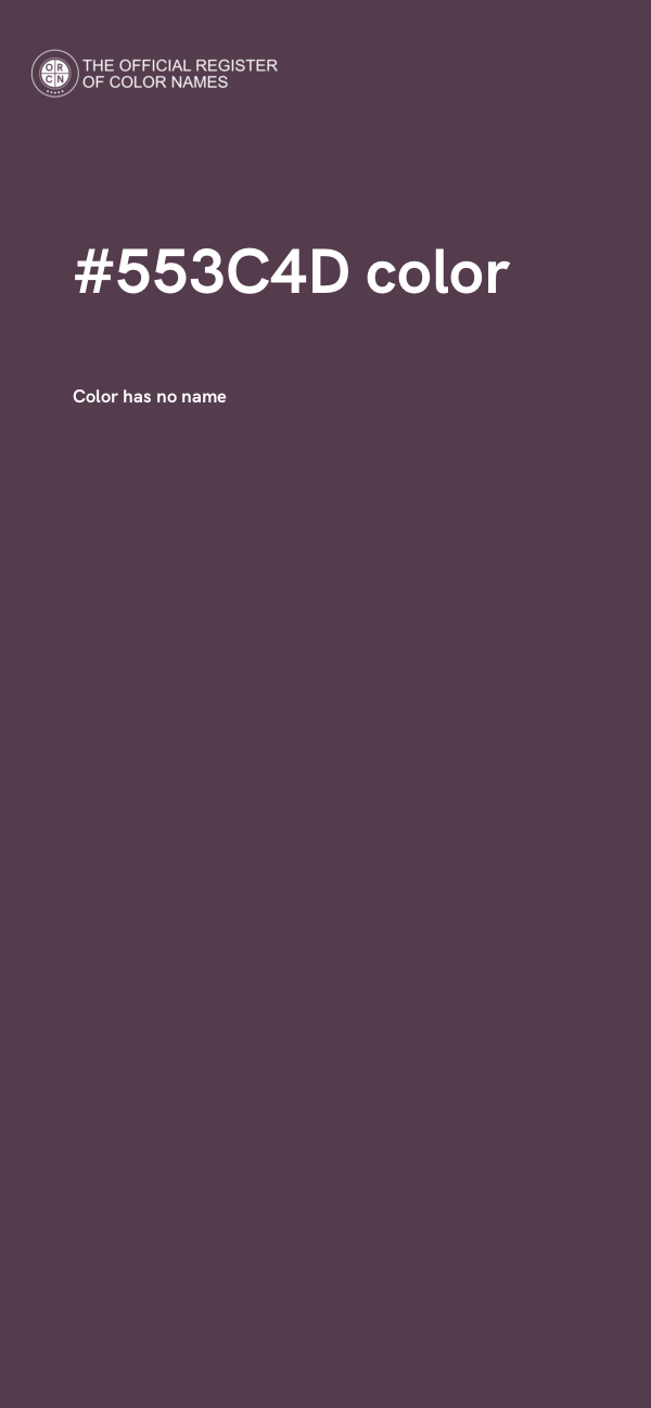 #553C4D color image