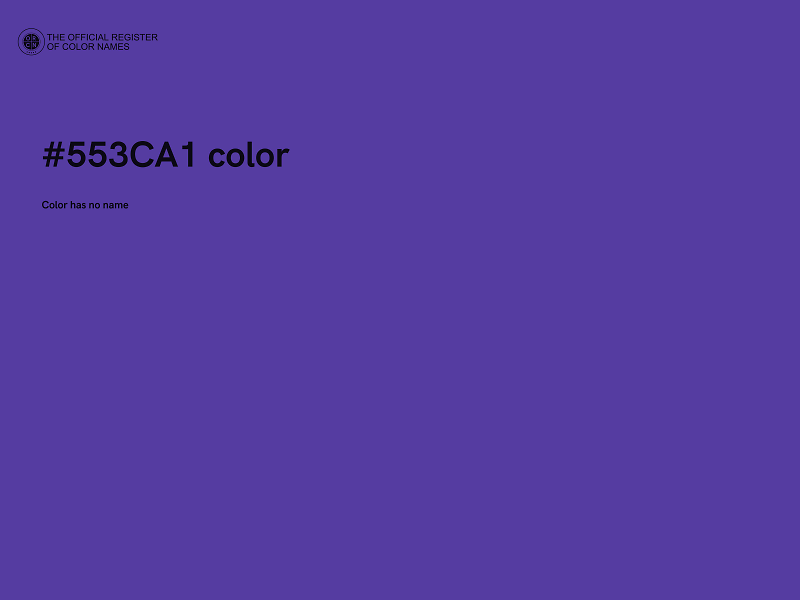 #553CA1 color image