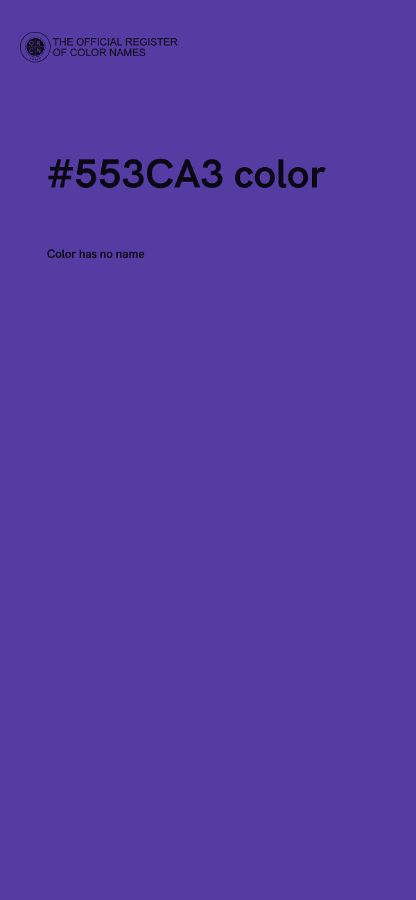 #553CA3 color image