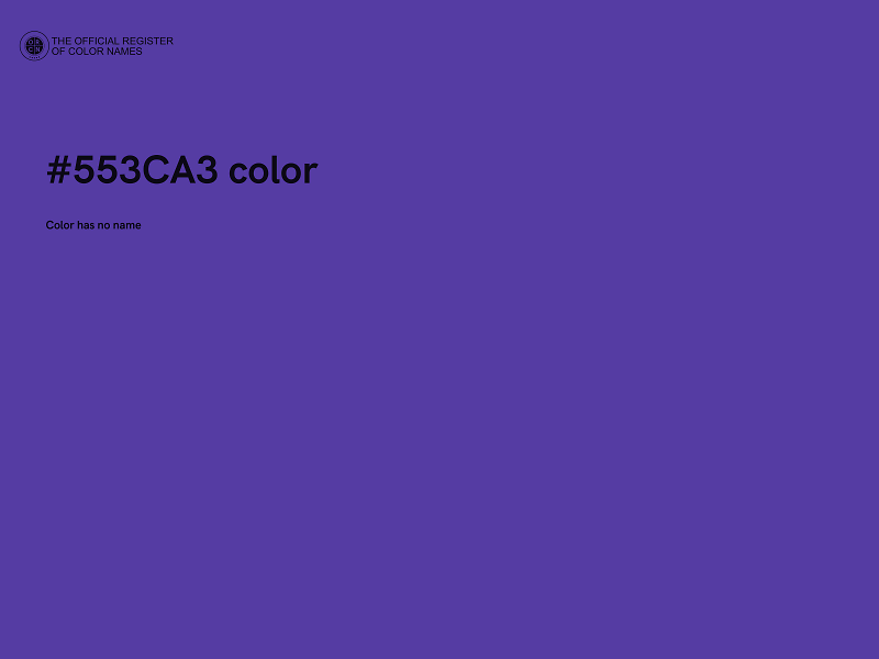 #553CA3 color image