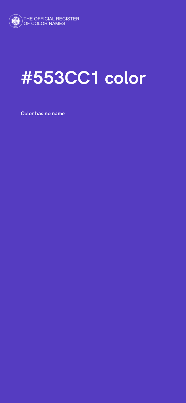 #553CC1 color image