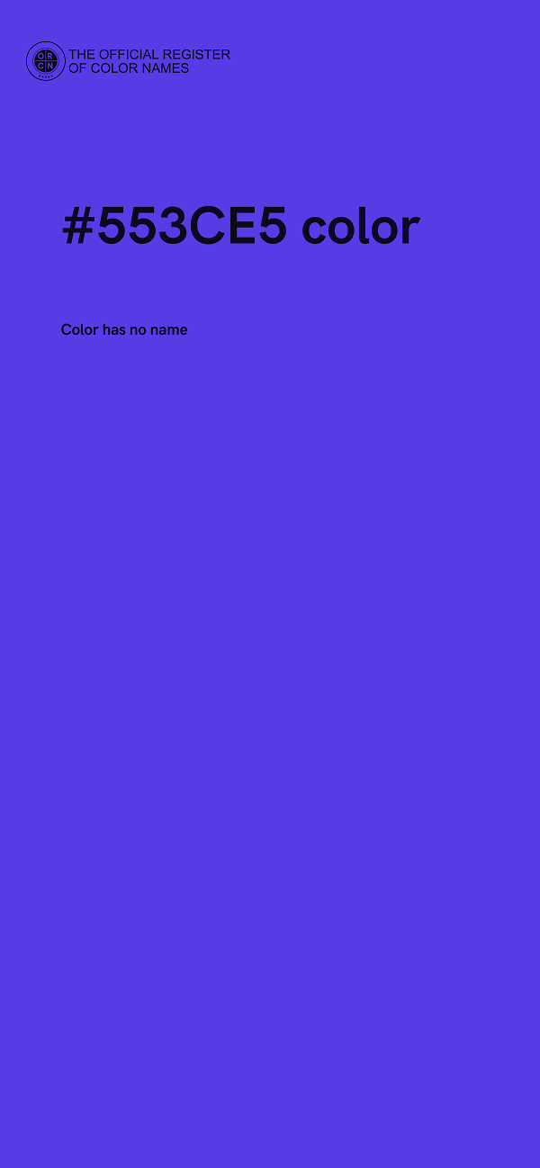 #553CE5 color image